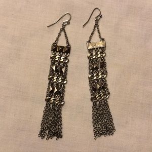 BANANA REPUBLIC Silver dangle earrings